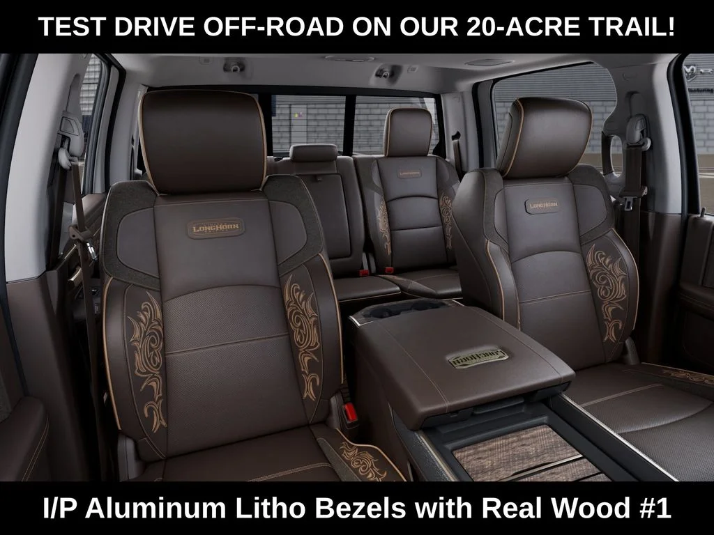 New 2026 Granite Crystal Metallic Clear-Coat Exterior Paint RAM Limited Longhorn image 18
