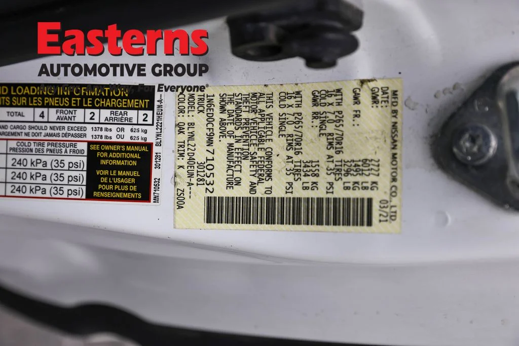 Used 2021 White Nissan SV image 32