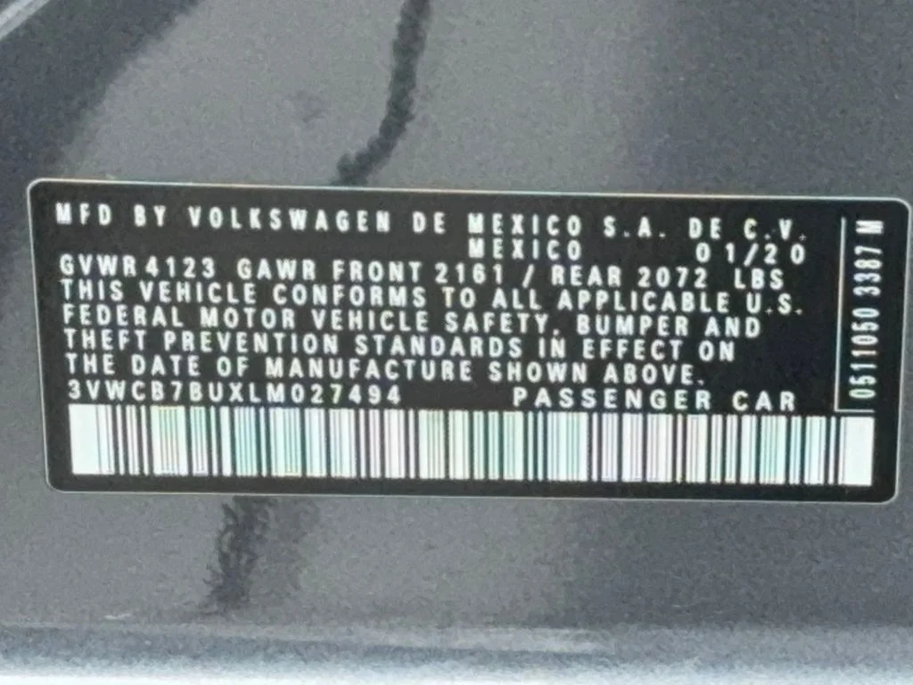 Used 2020 Gray Volkswagen 1.4T S image 54