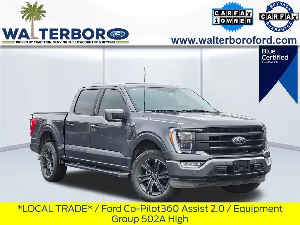 Certified Used 2023 Gray Ford Lariat image 1