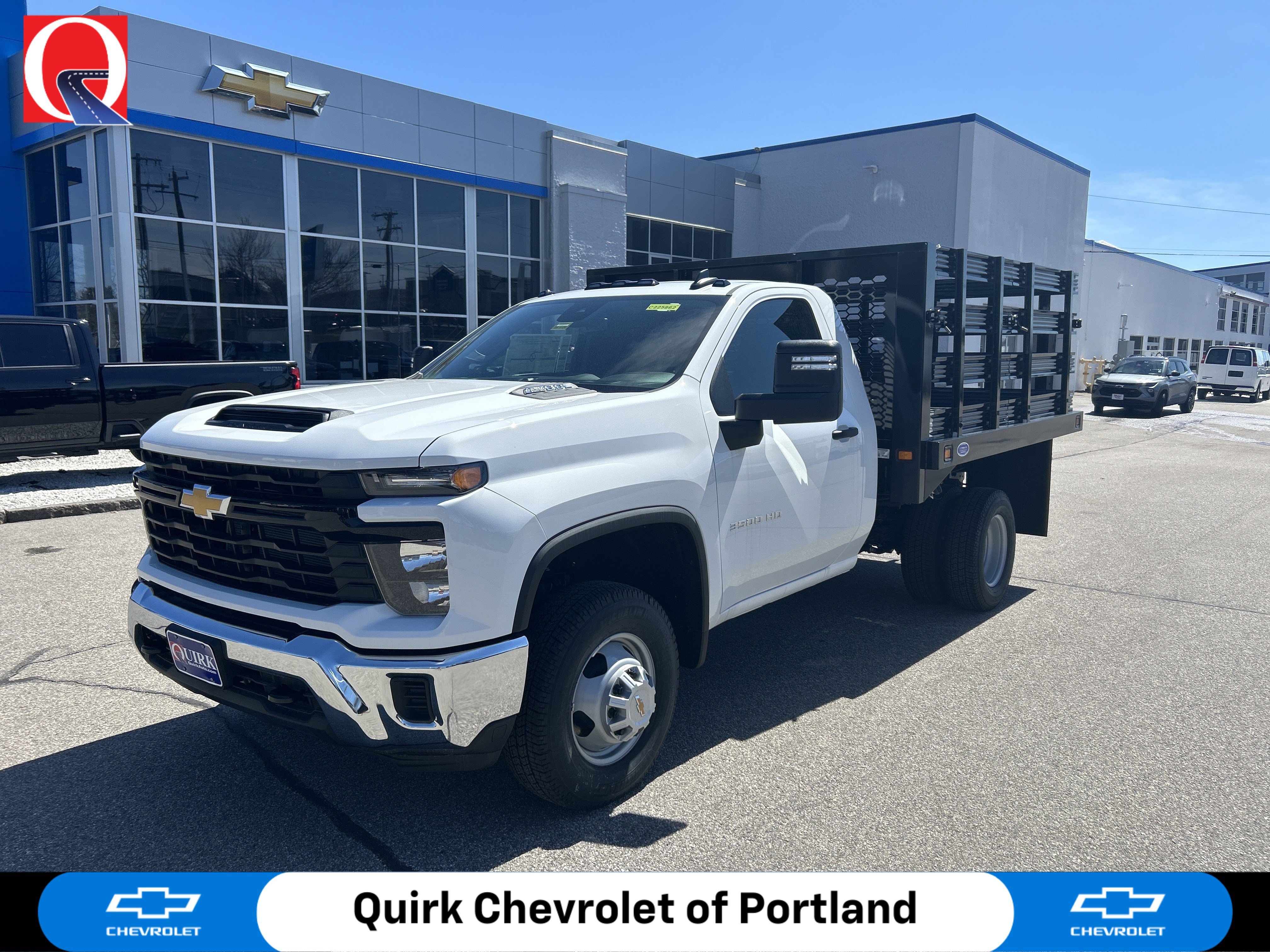 New 2025 Summit White Chevrolet Work Truck image 1