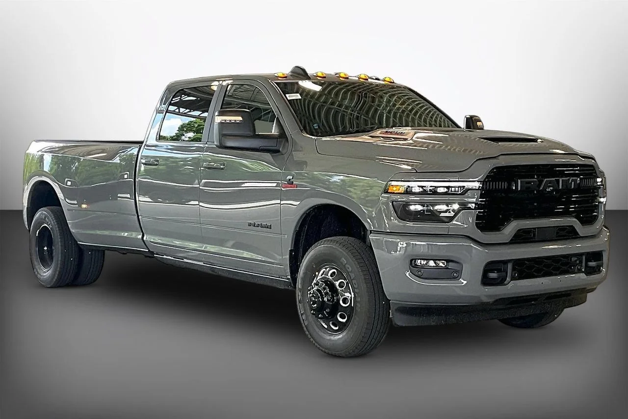 New 2026 Ceramic Gray Clear-Coat Exterior Paint RAM Laramie image 2