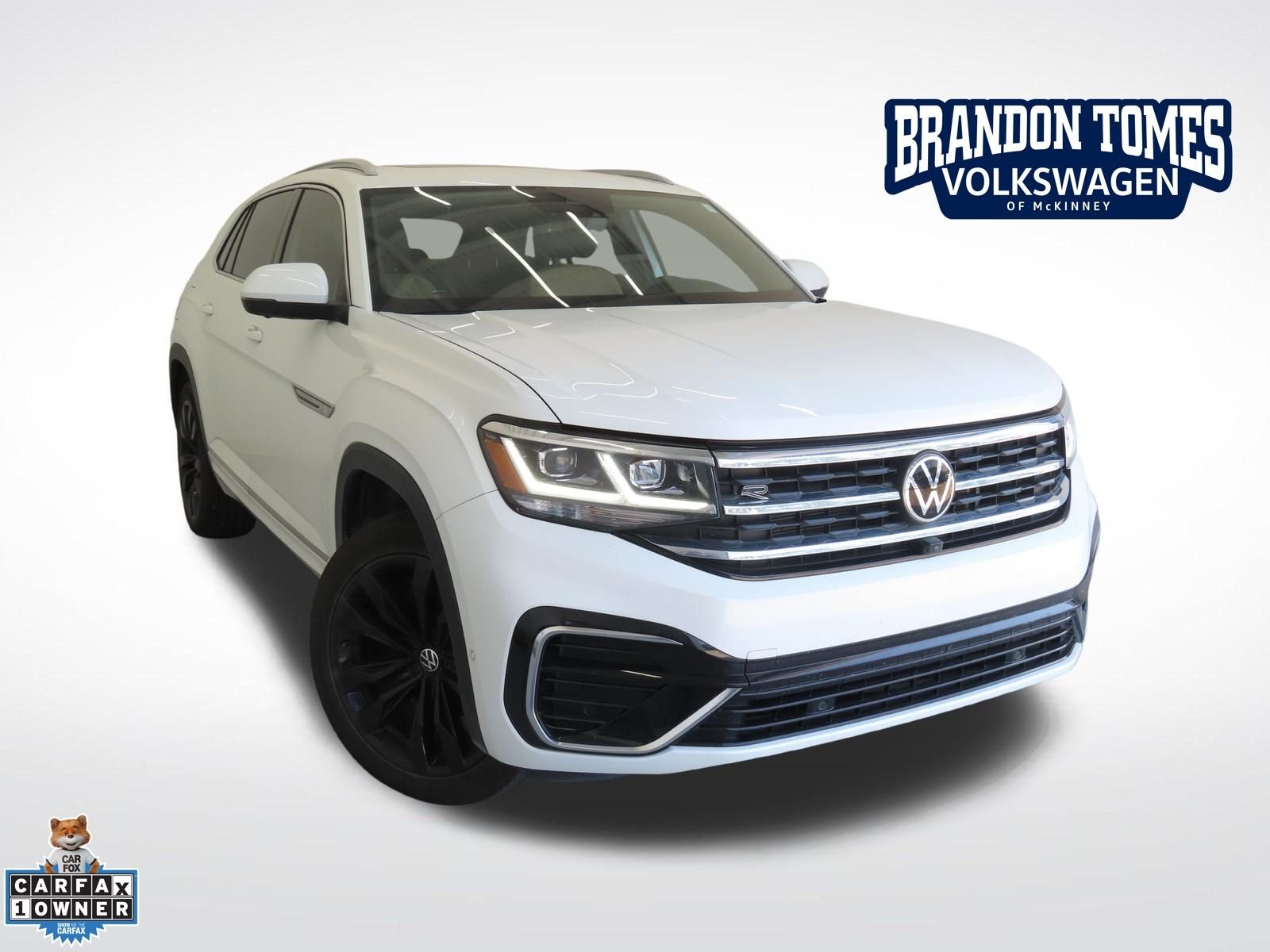 Used 2022 White Volkswagen 3.6L V6 SEL Premium R-Line image 1