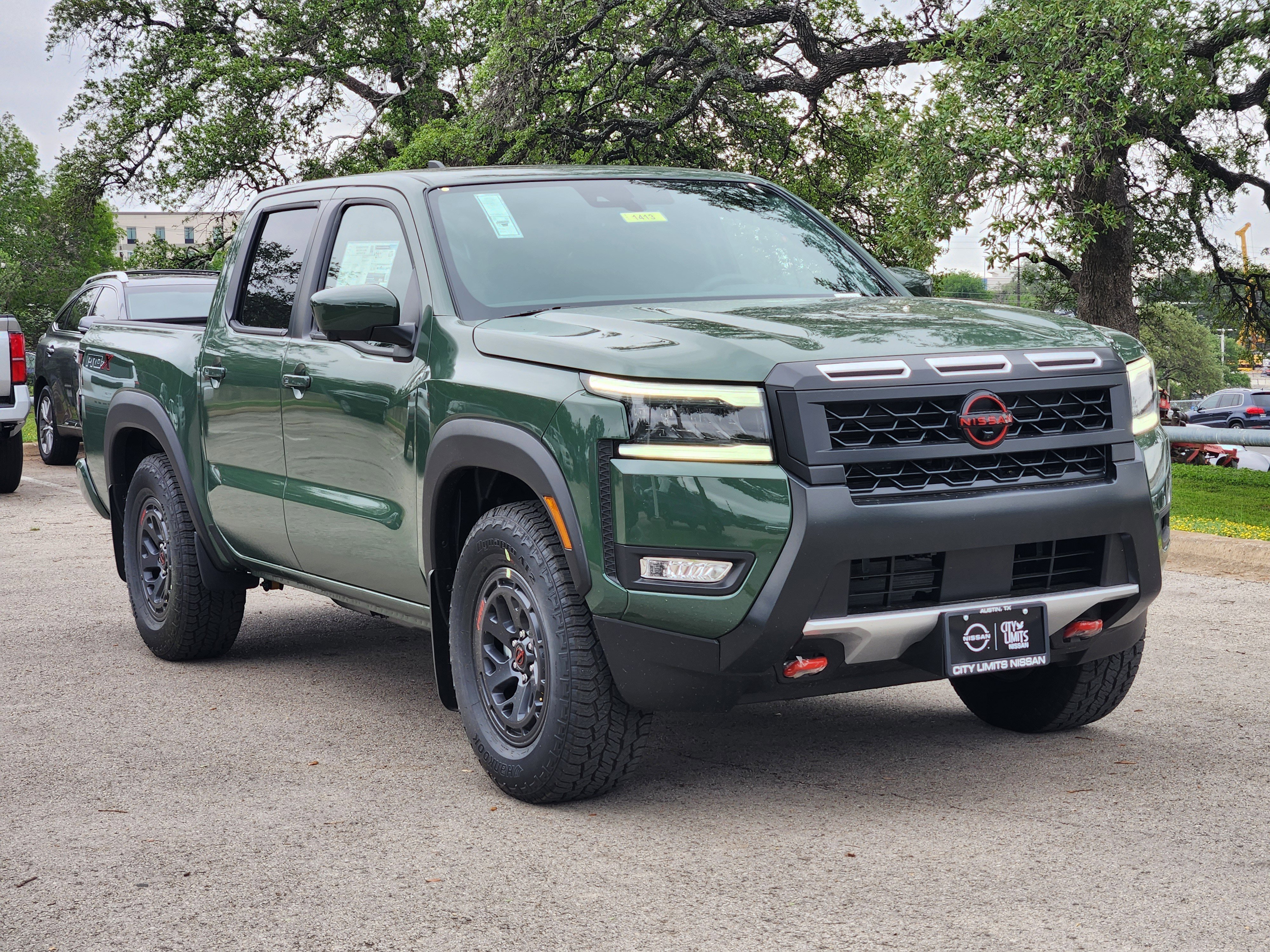 New 2026 Tactical Green Metallic Nissan Crew Cab PRO-X® image 3
