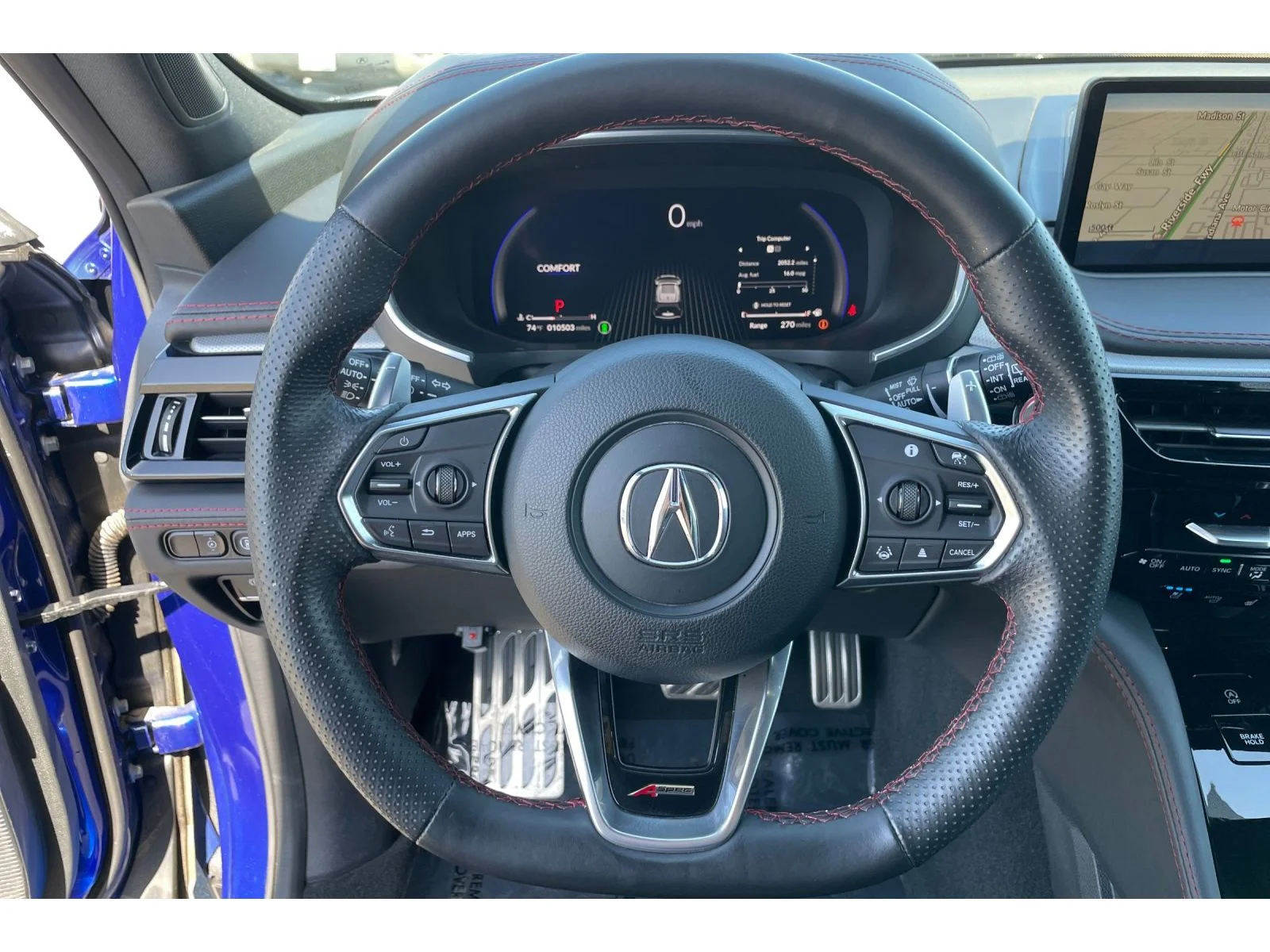 Used 2023 Apex Blue Pearl Acura SH-AWD with A-Spec Package image 35