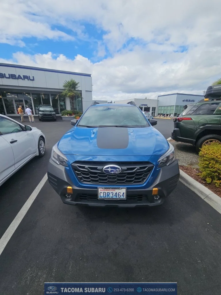 Used 2023 Blue Subaru Wilderness image 2