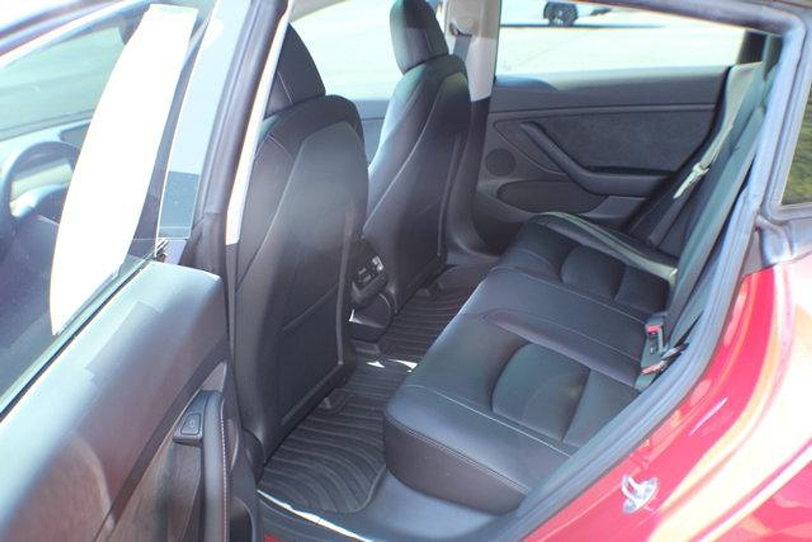 Used 2023 Red Multi-Coat Tesla Rear-Wheel Drive image 12