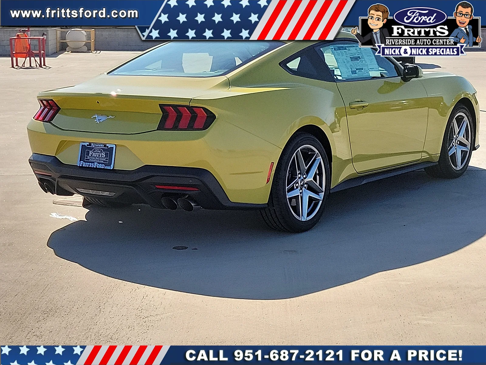 Used 2025 Lime Yellow Metallic Ford EcoBoost Fastback image 23
