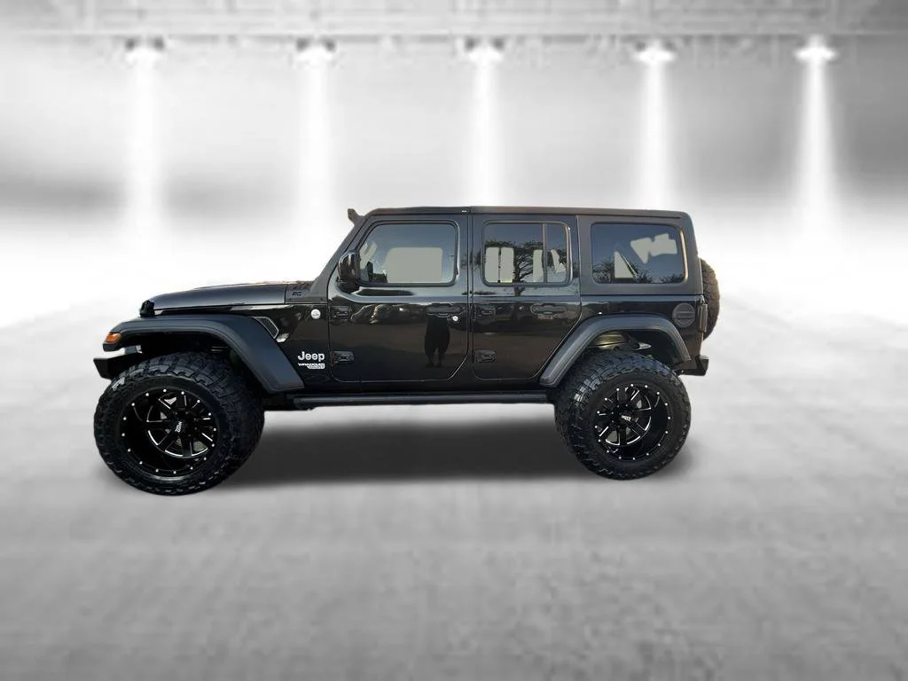 Used 2018 Black Clearcoat Jeep Unlimited Sport S image 8