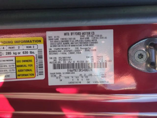 Used 2024 Red Ford GT Premium image 36
