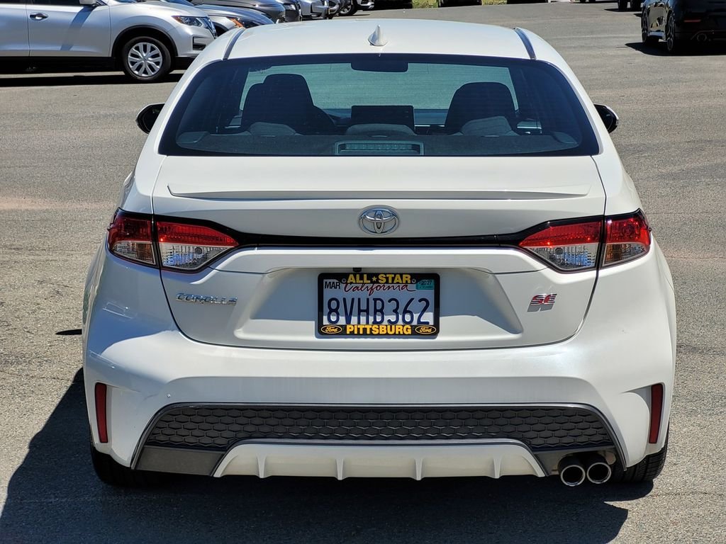 Certified Used 2021 White Toyota SE image 5