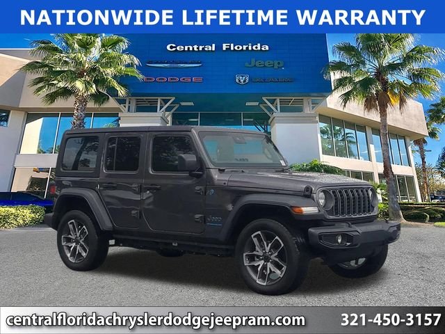 Used 2025 Gray Jeep Sport S 4xe image 1