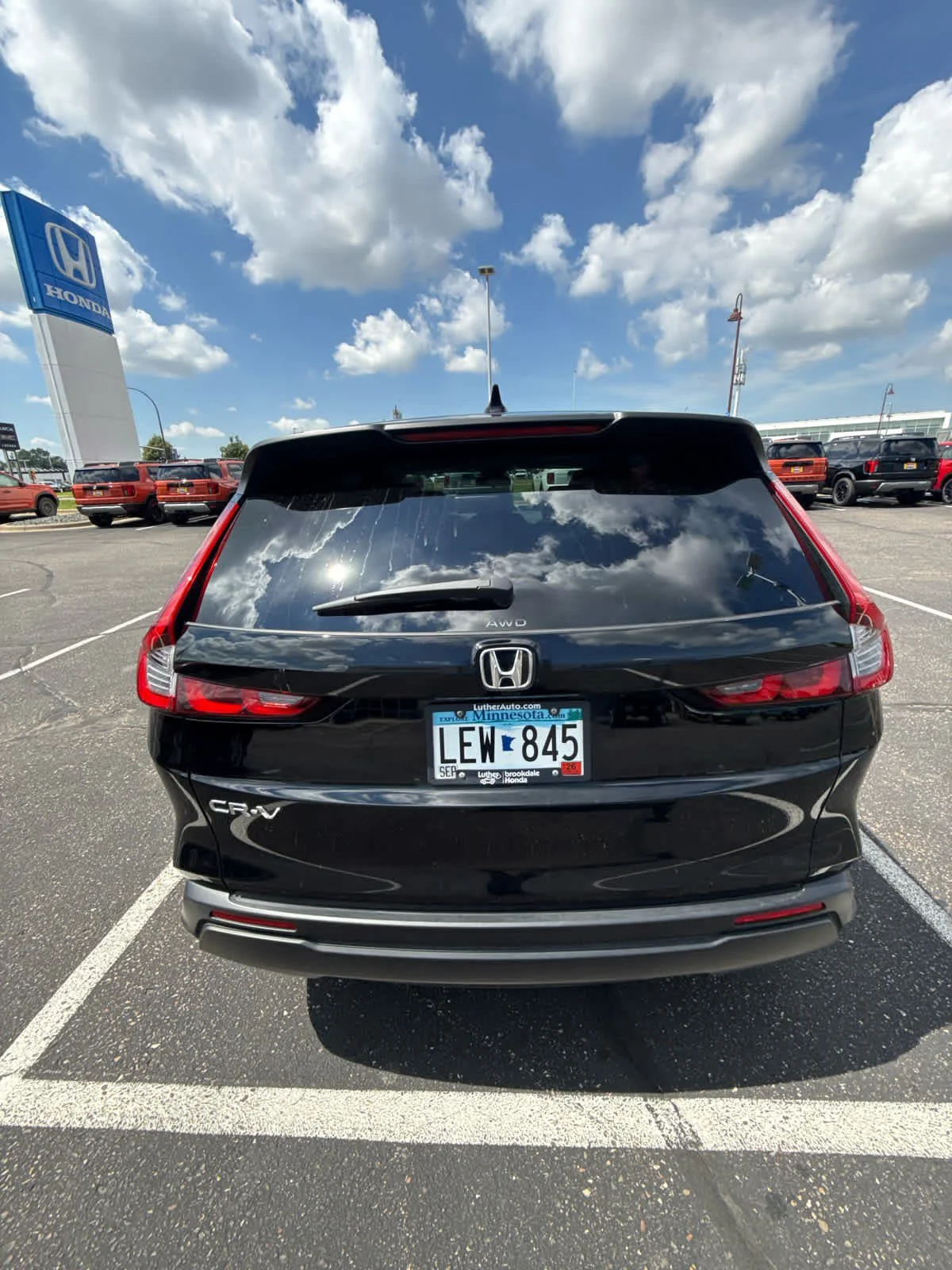 Used 2024 Crystal Black Pearl Honda EX image 6