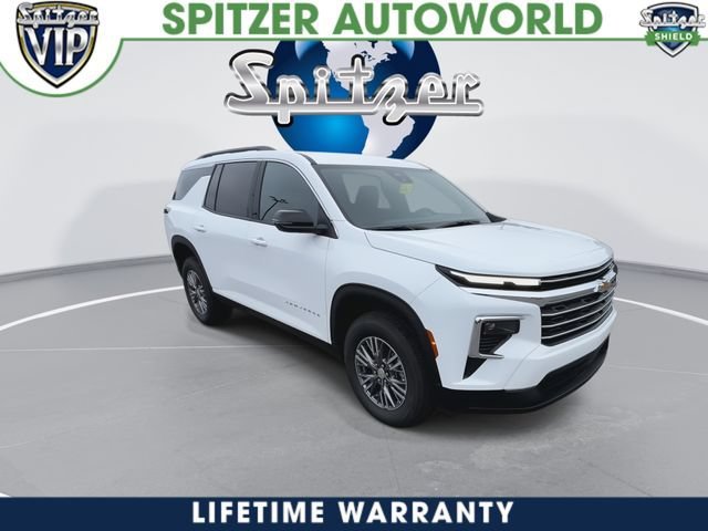 2026 Chevrolet Traverse LT White at Spitzer Autoworld Chevy Buick GMC Cadillac