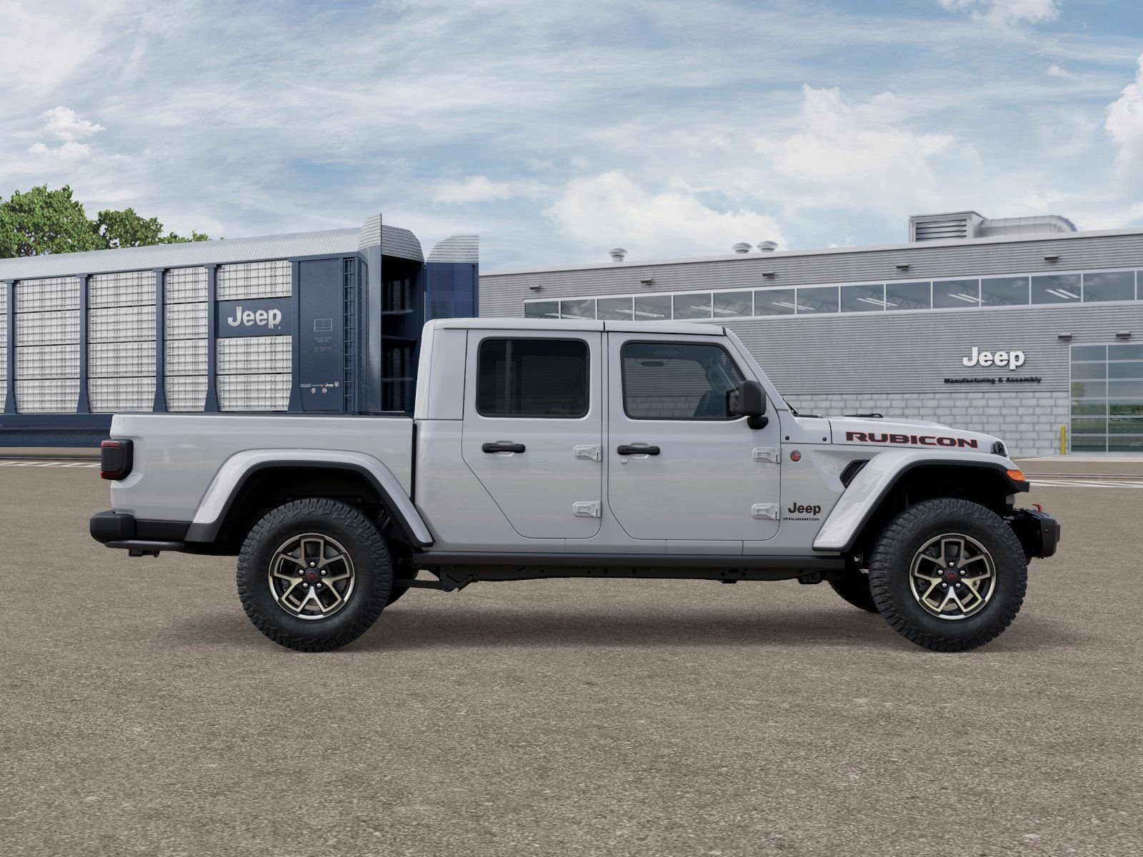 New 2026 Bright White Clear-Coat Exterior Paint Jeep Rubicon image 20