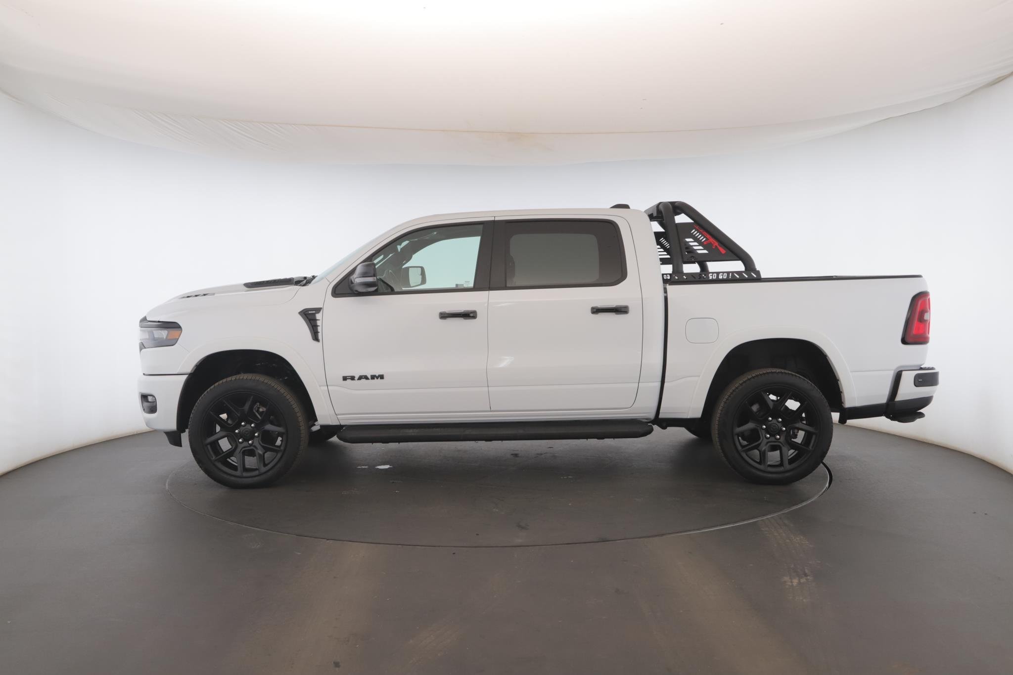 Used 2025 Bright White Clearcoat Ram Laramie 4x4 Crew Cab 5