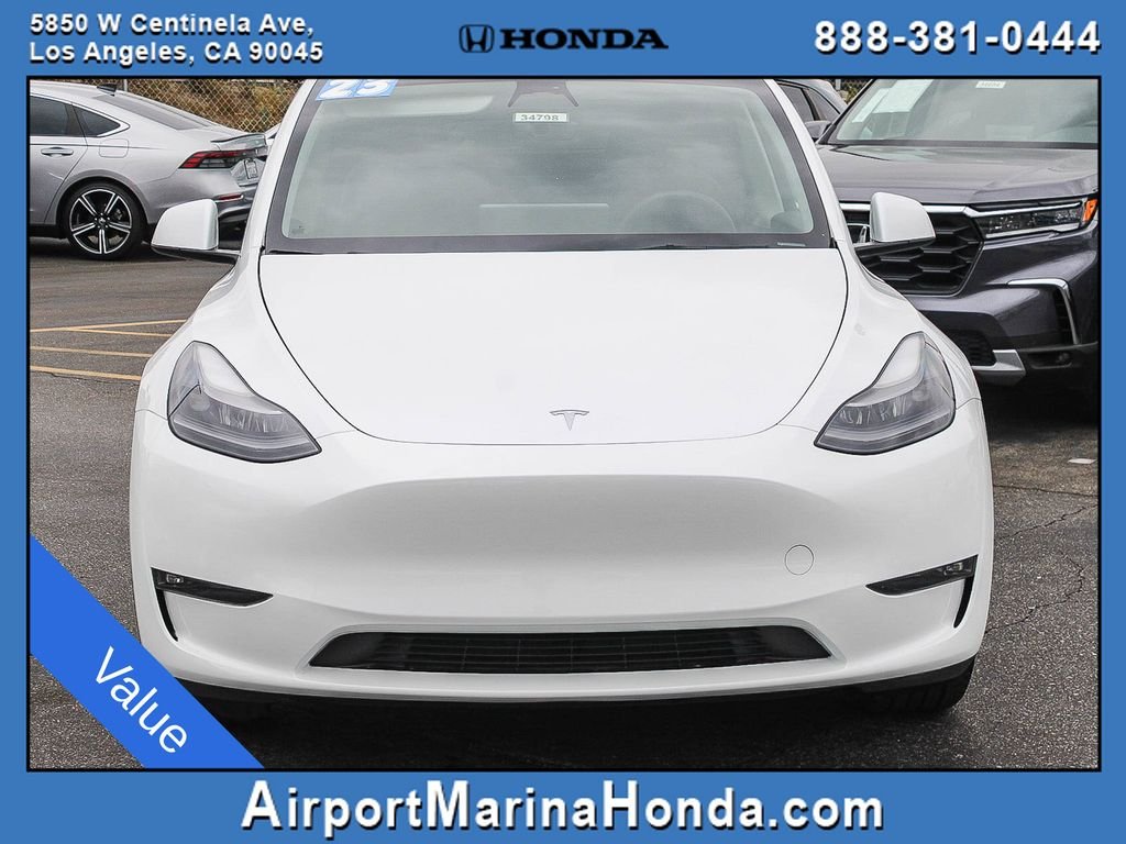 Used 2023 Pearl White Multi-Coat Tesla Long Range image 4