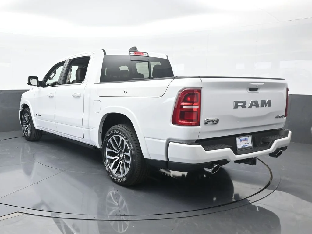 Used 2025 Bright White Clearcoat Ram Limited image 3