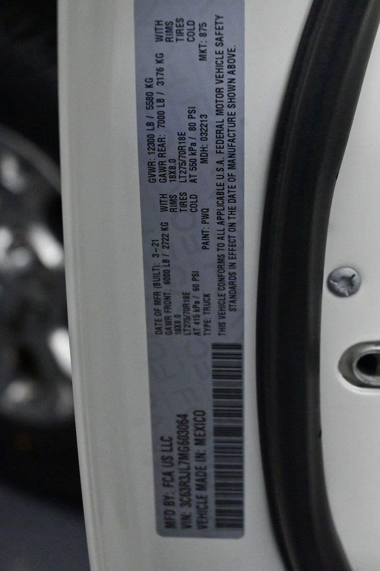 Used 2021 Pearl White Ram Laramie image 40