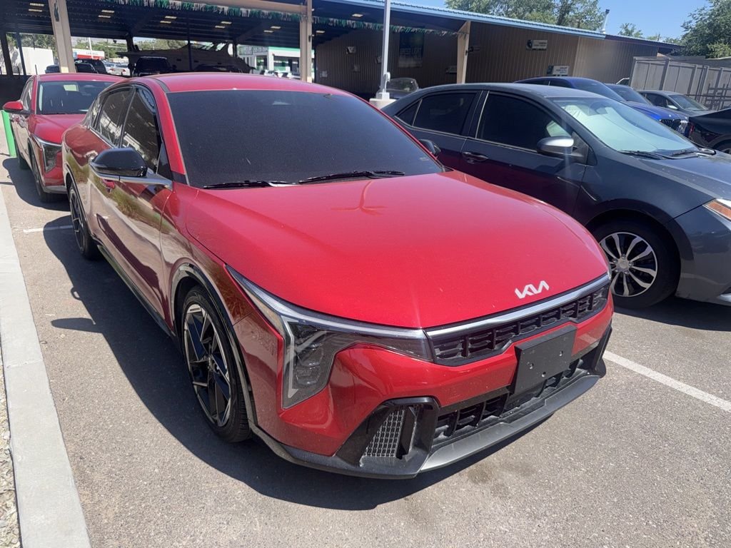 Red 2025 Kia K4 GT-Line FWD Sedan Front-Wheel Drive