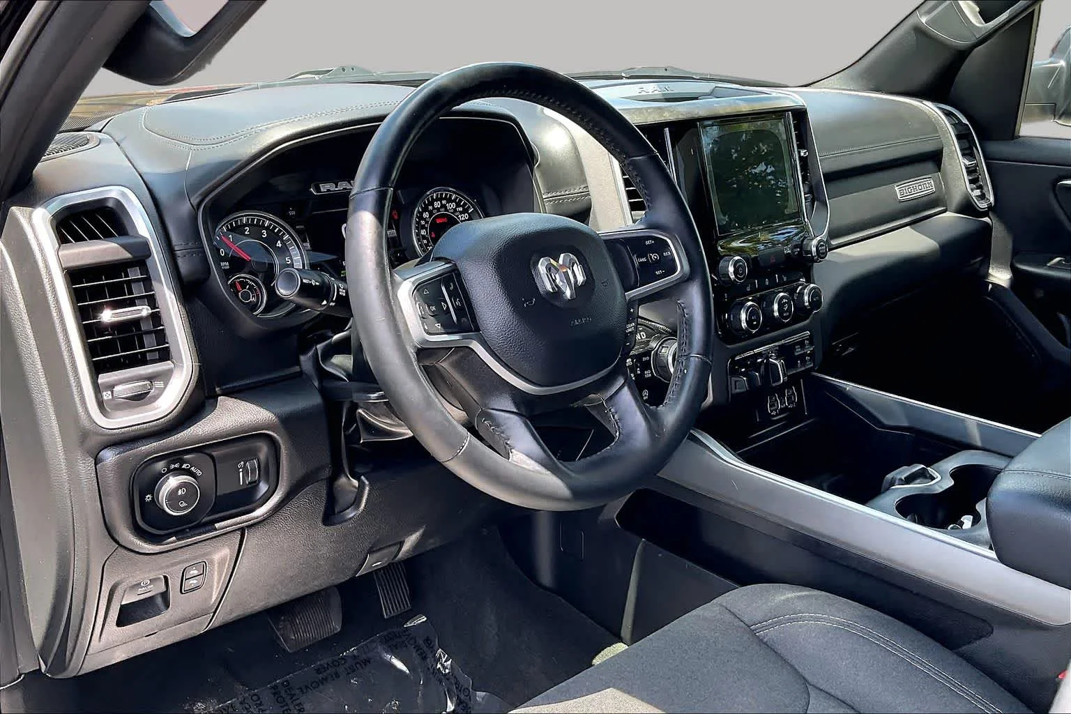 Used 2022 Diamond Black Crystal Pearlcoat Ram Big Horn image 14