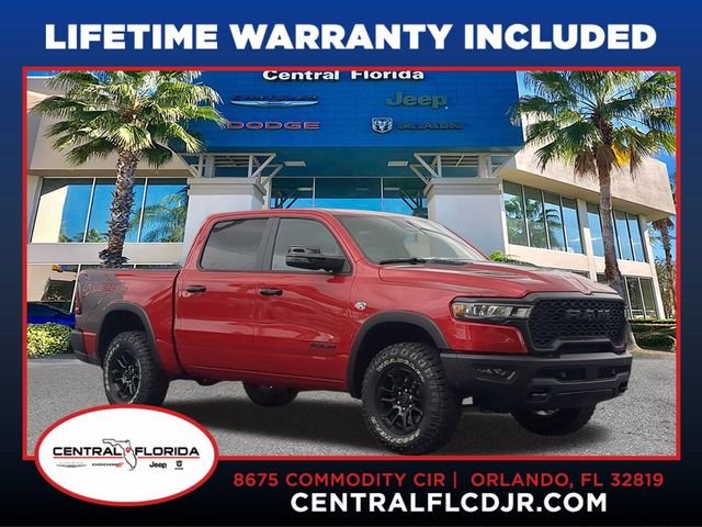 New 2026 Molten Red Pearl-Coat Exterior Paint RAM Rebel image 1