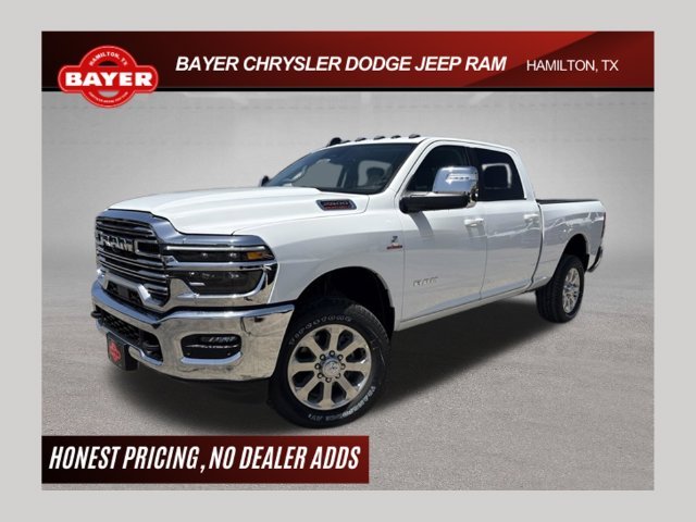 New 2026 Bright White Clear-Coat Exterior Paint RAM Laramie image 1