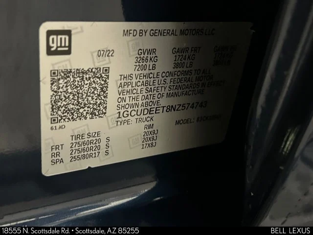 Used 2022 Blue Chevrolet RST image 34
