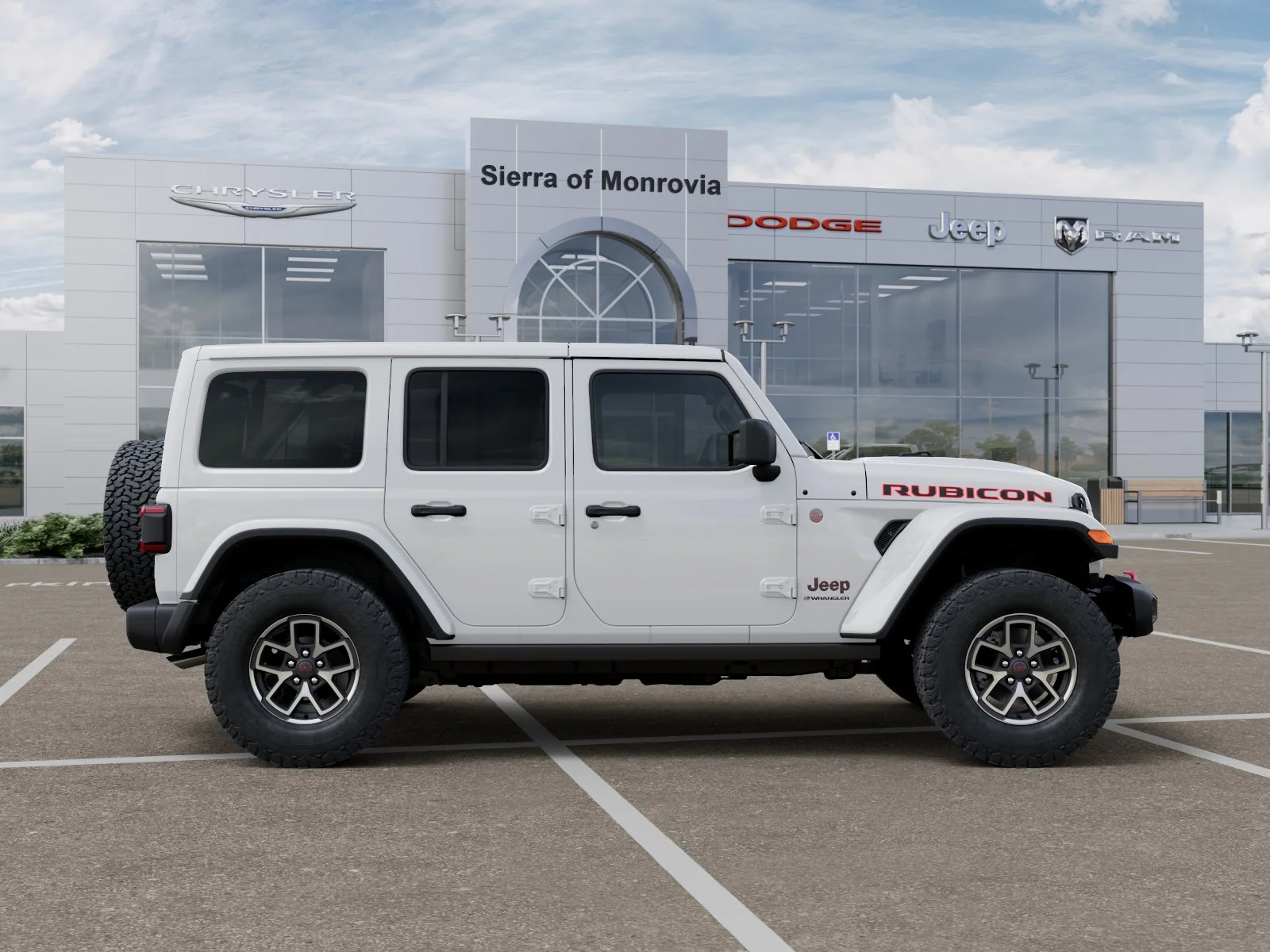 New 2027 Bright White Clear-Coat Paint Jeep Rubicon image 47
