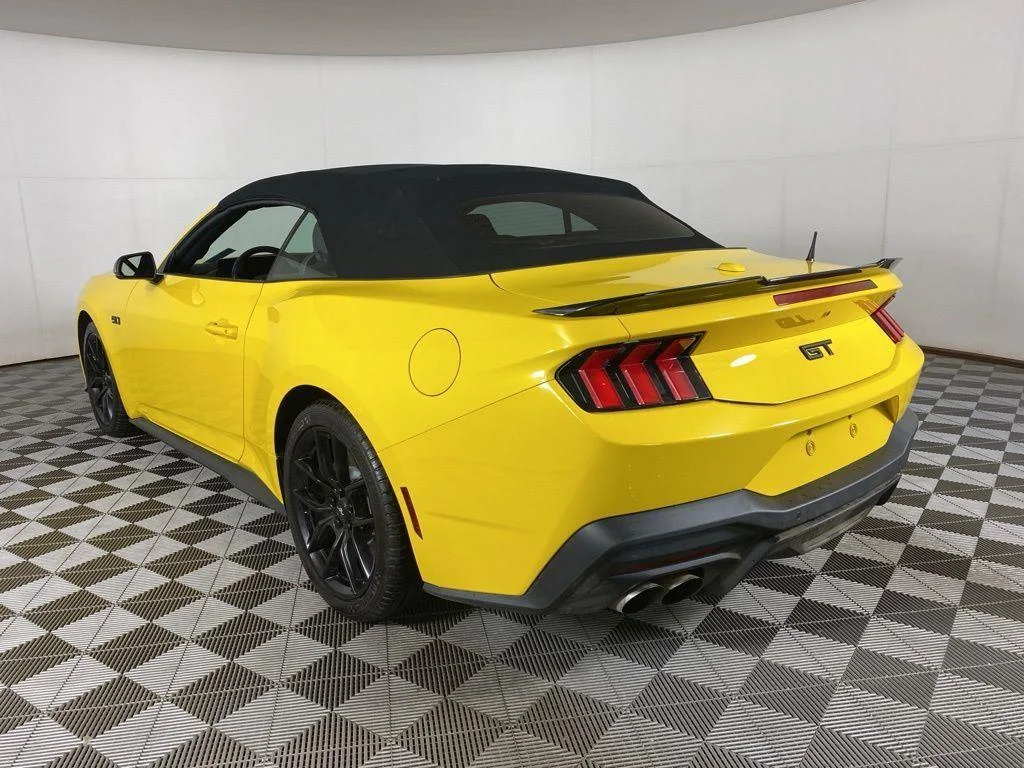 Used 2024 Yellow Splash Metallic Tri-coa Ford GT Premium image 12
