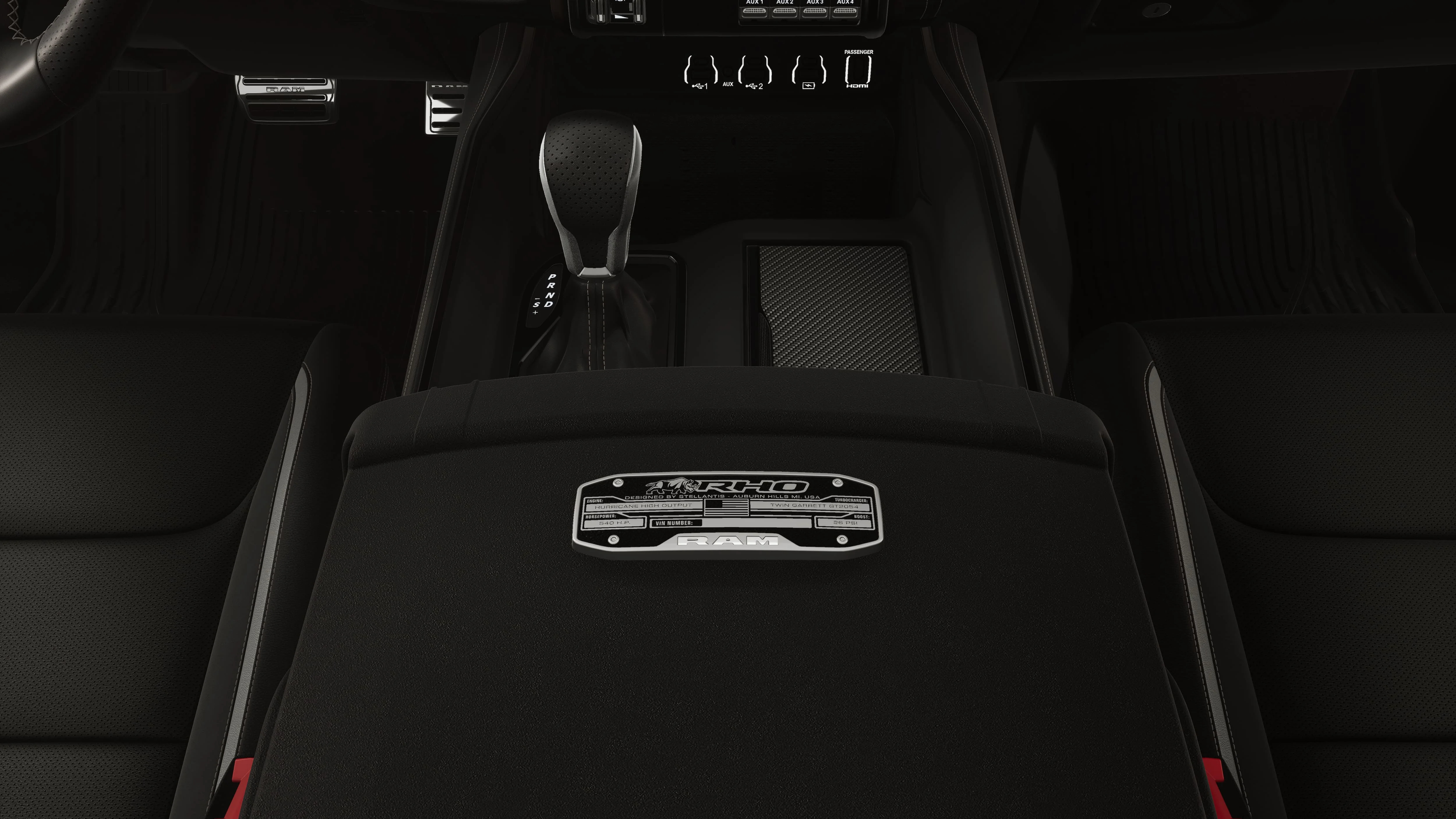 New 2026 Diamond Black Crystal Pearl-Coat Exterior Paint RAM RHO image 16