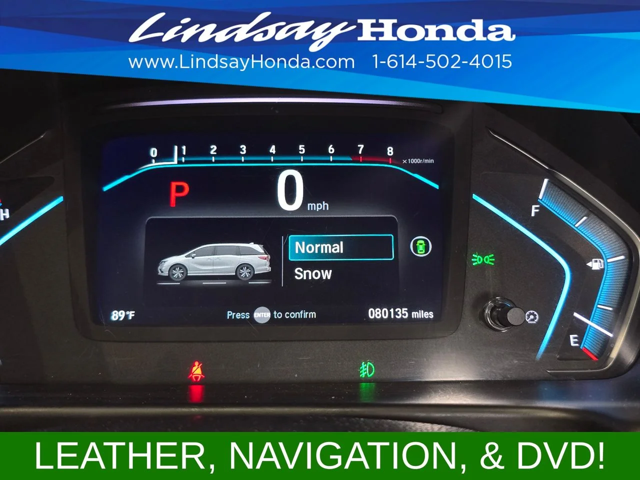 Used 2024 Obsidian Blue Pearl Honda Touring image 13