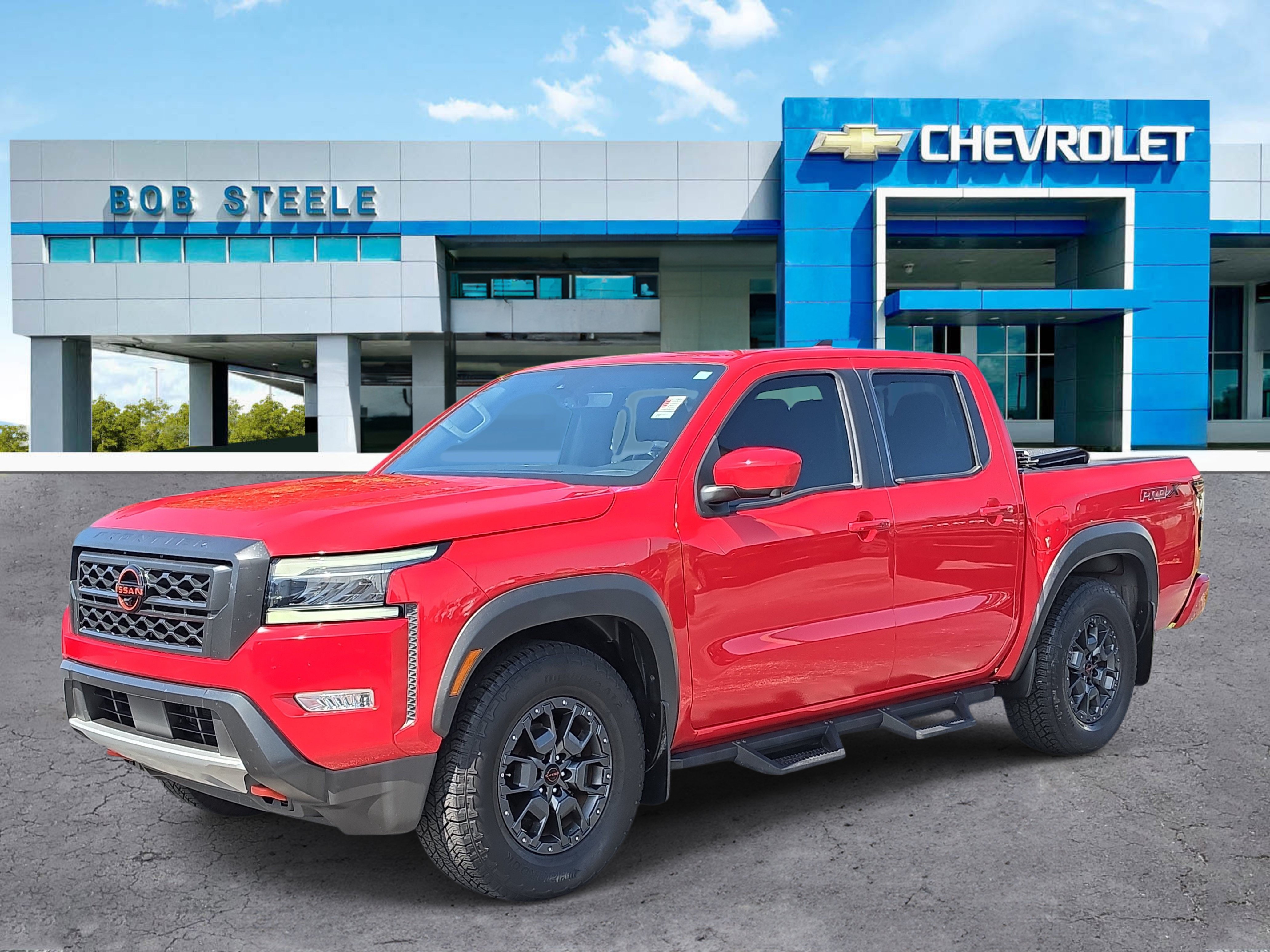 Used 2023 Red Nissan Crew Cab PRO-X 4x2 image 3