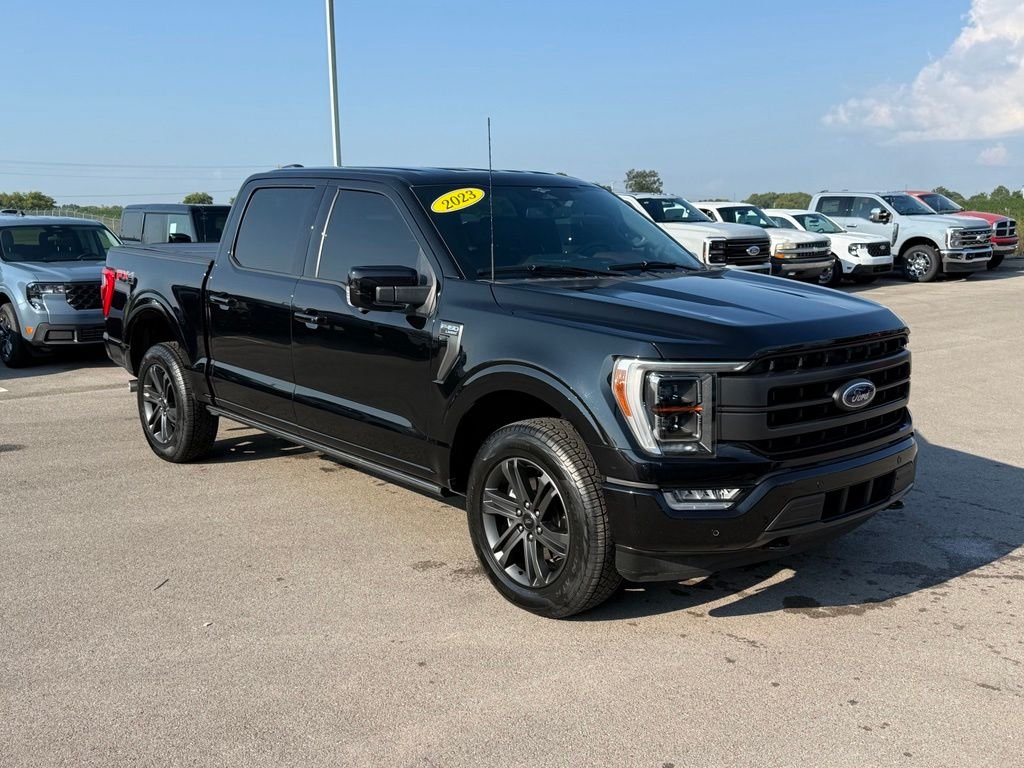 Certified Used 2023 Black Metallic Ford Lariat image 2