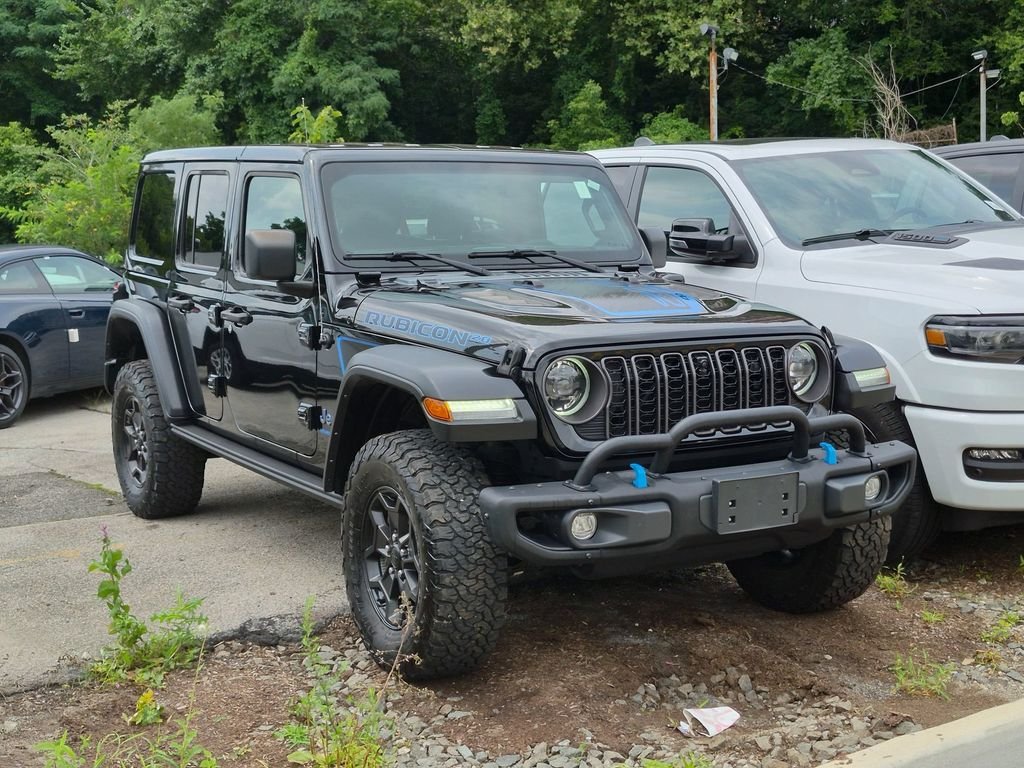 Used 2023 Black Jeep Rubicon 20th Anniversary Edition 4xe image 4
