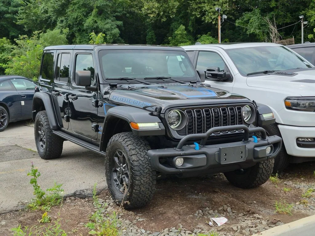 Used 2023 Black Jeep Rubicon 20th Anniversary Edition 4xe image 4