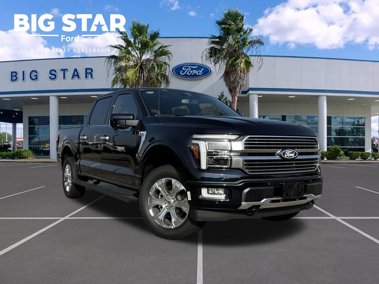 New 2026 Antimatter Blue Metallic Ford Platinum image 1