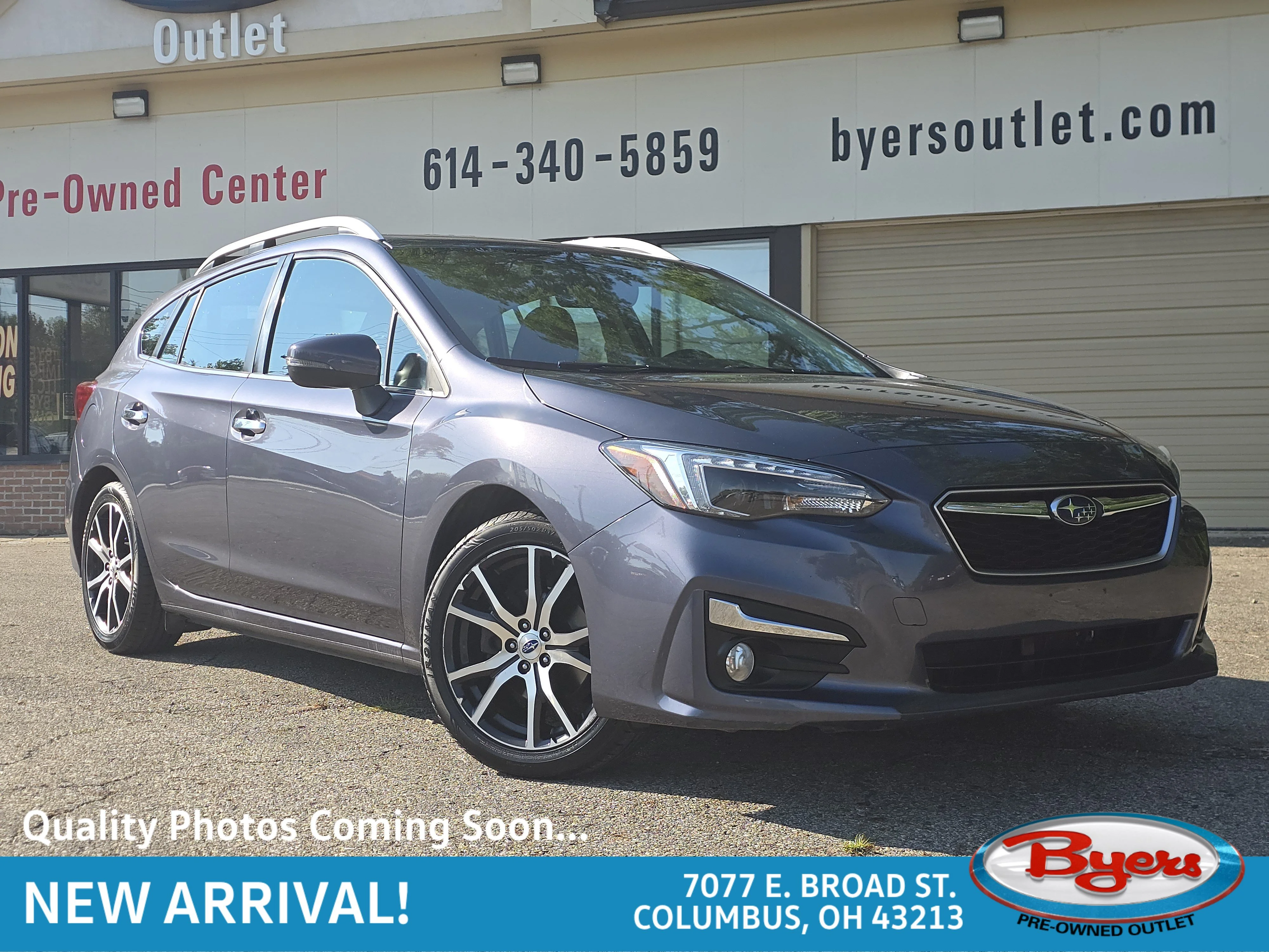 Used 2017 Carbide Gray Metallic Subaru Limited image 1