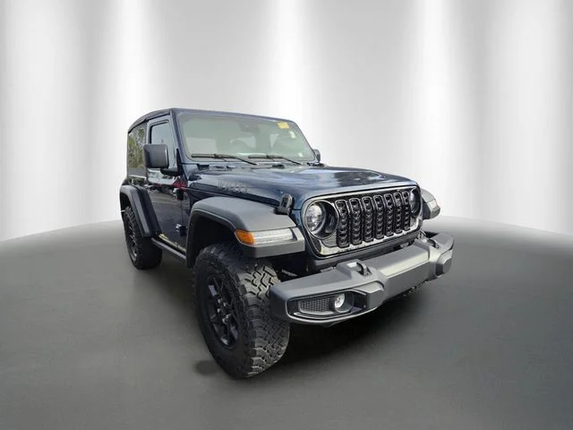 Certified Used 2025 Blue Jeep Willys image 1