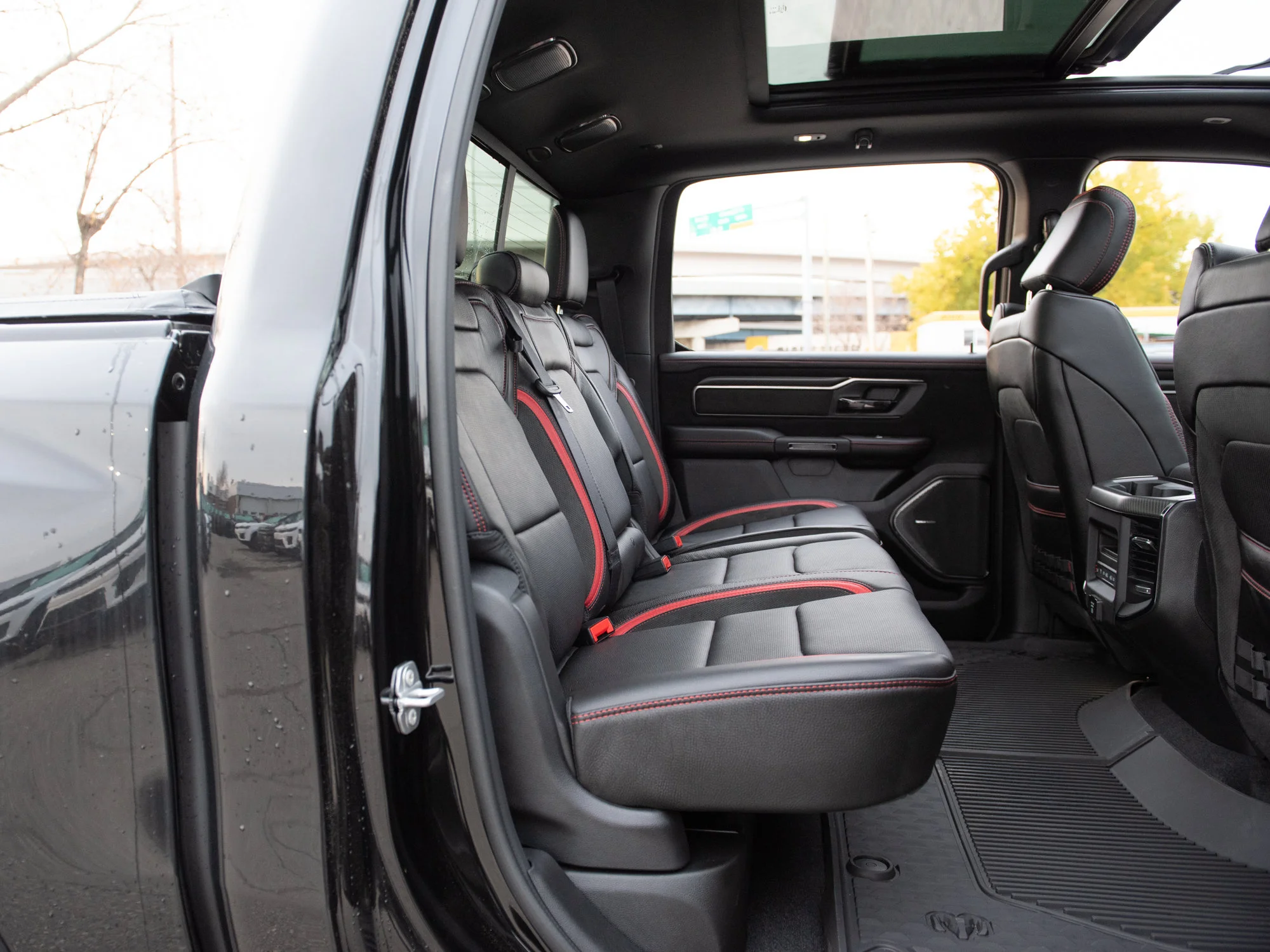 New 2026 Black RAM RHO* Crew Cab 4x4, 540HP, 35 Inch Tires, Massage Seats, Passenger Screen image 36