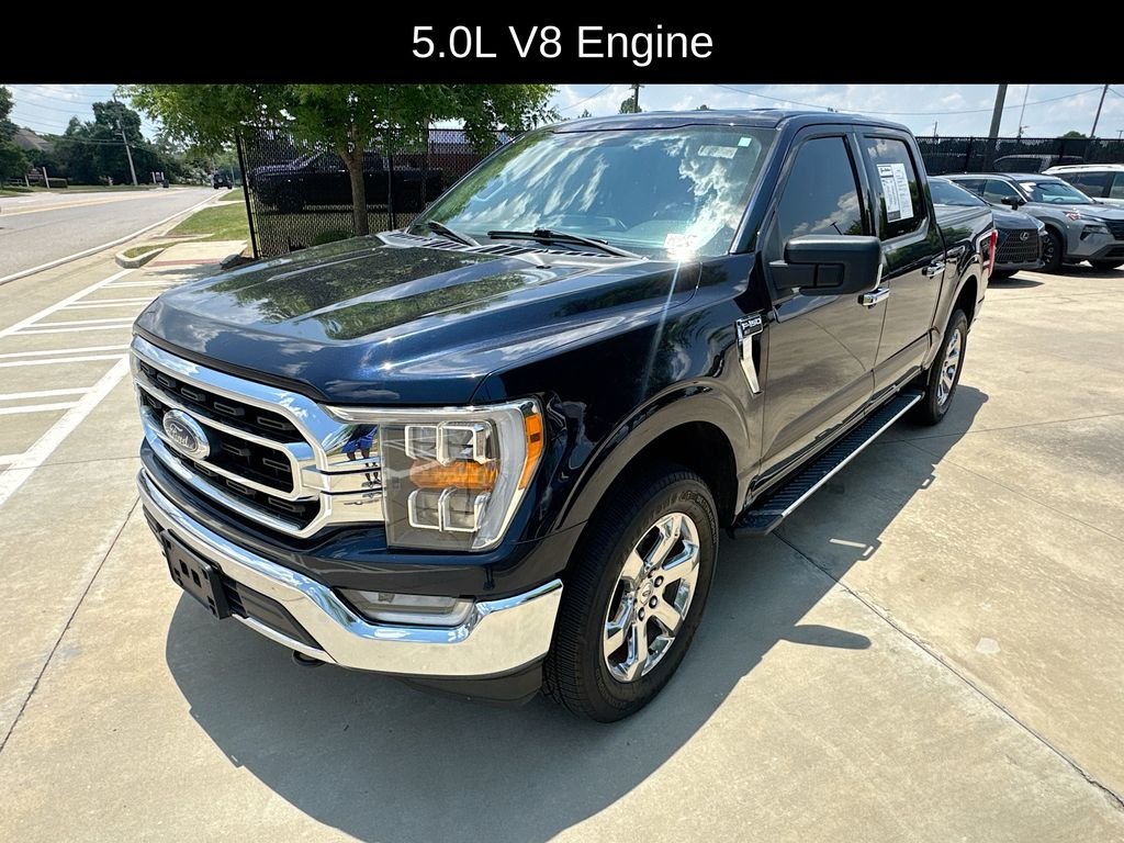 Used 2022 Blue Metallic Ford XLT image 4
