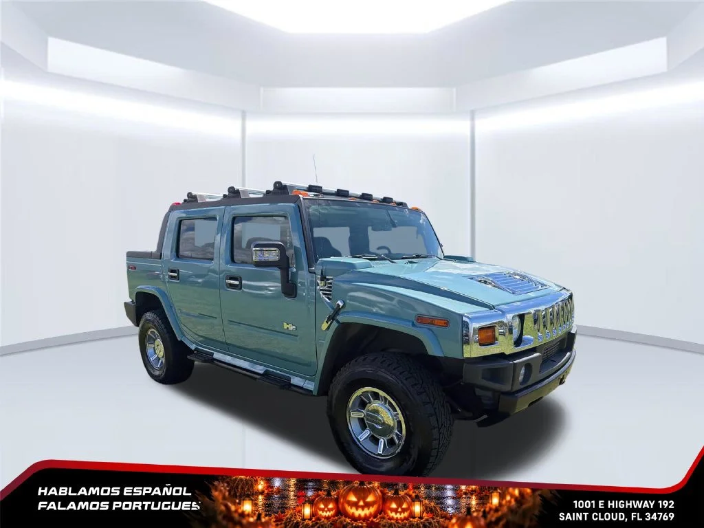 Used 2007 Glacier Blue Metallic HUMMER SUT image 7