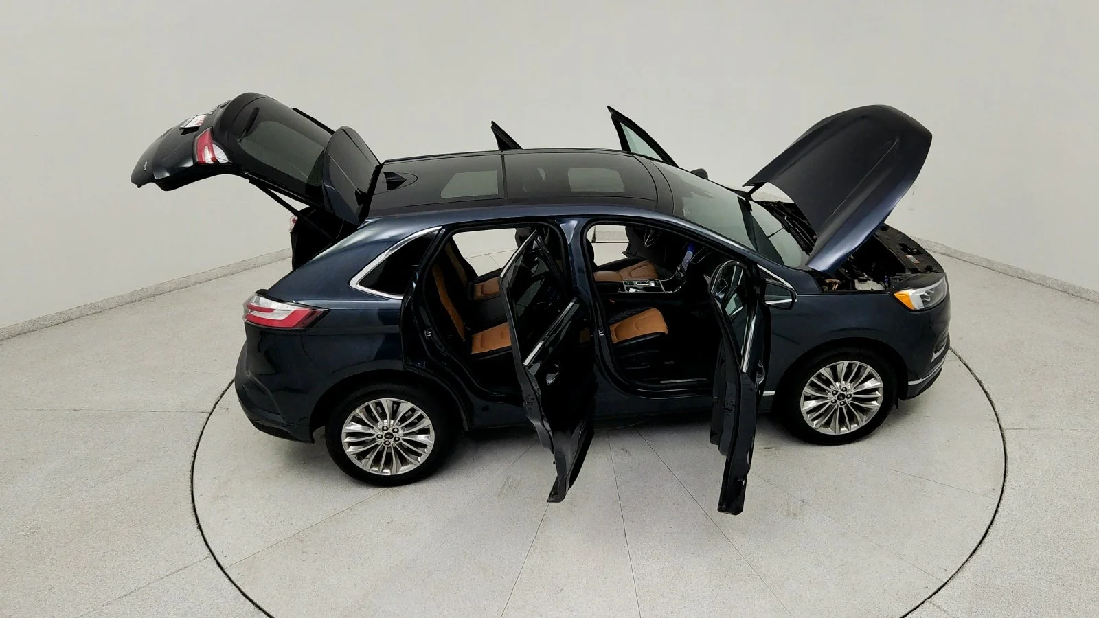 Used 2024 Blue Ford Titanium image 24