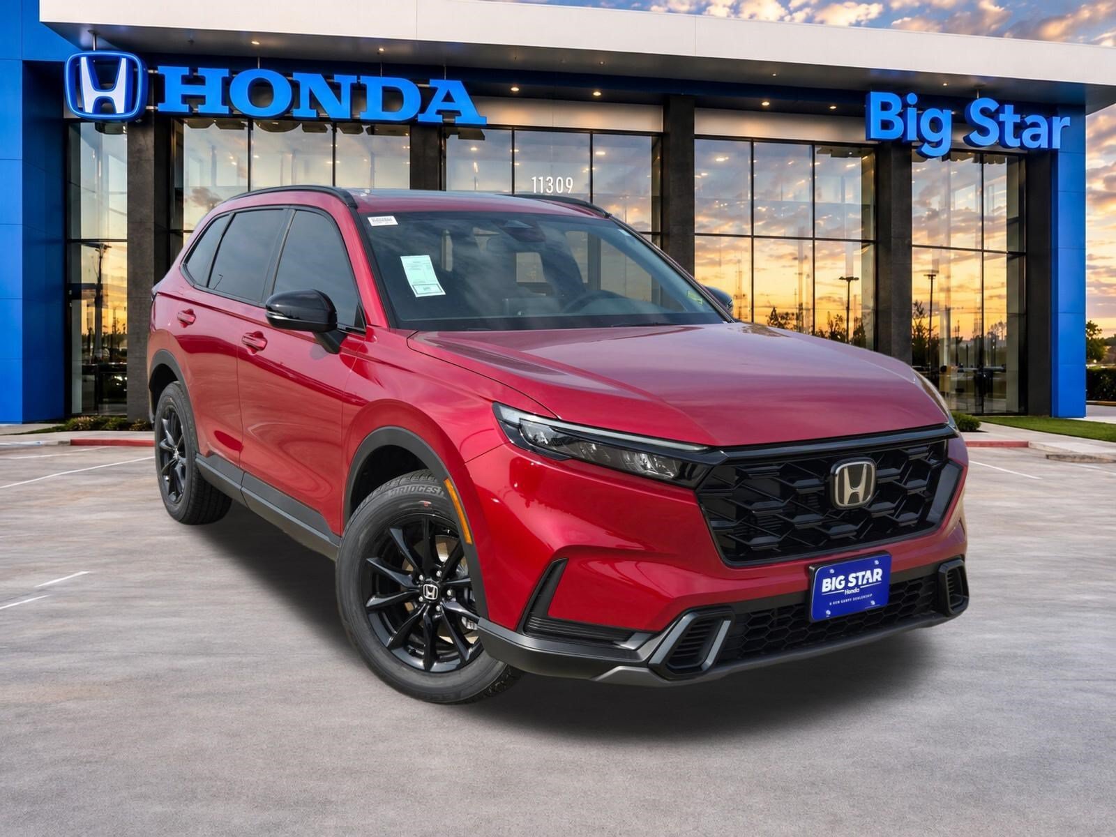 New 2026 Radiant Red Metallic Honda Sport image 1