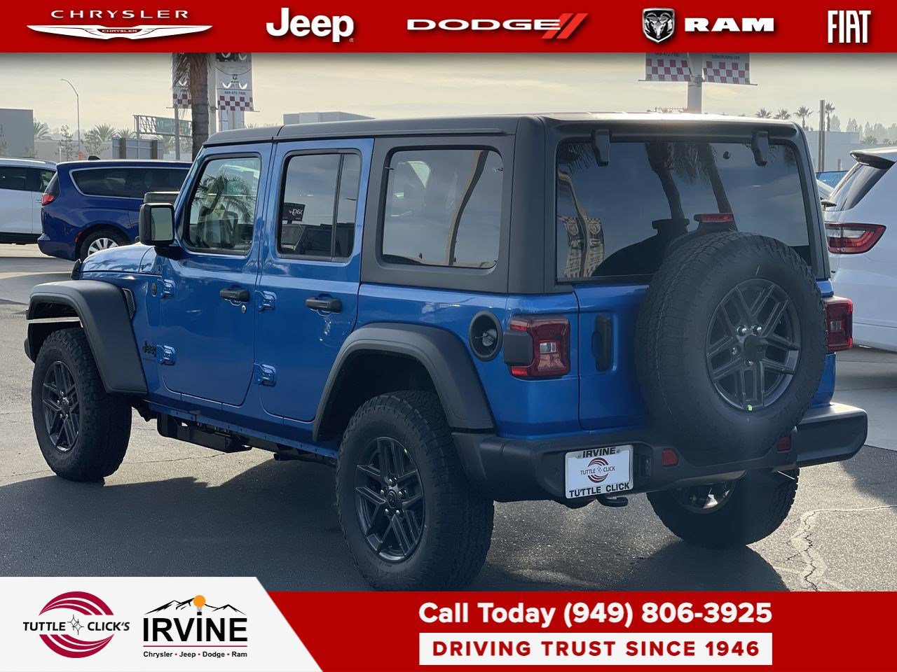 New 2026 Hydro Blue Pearlcoat Jeep Sport S image 4