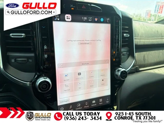 Used 2025 Diamond Black Ram Laramie image 15