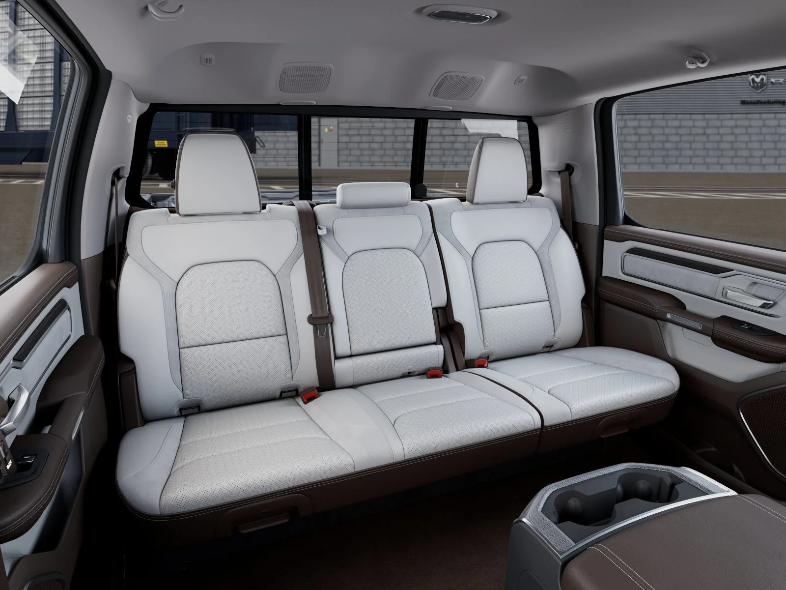 New 2026 Bright White Clear-Coat Exterior Paint RAM Laramie image 15