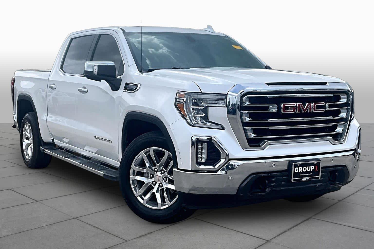 Used 2020 White Frost Tricoat GMC SLT image 3