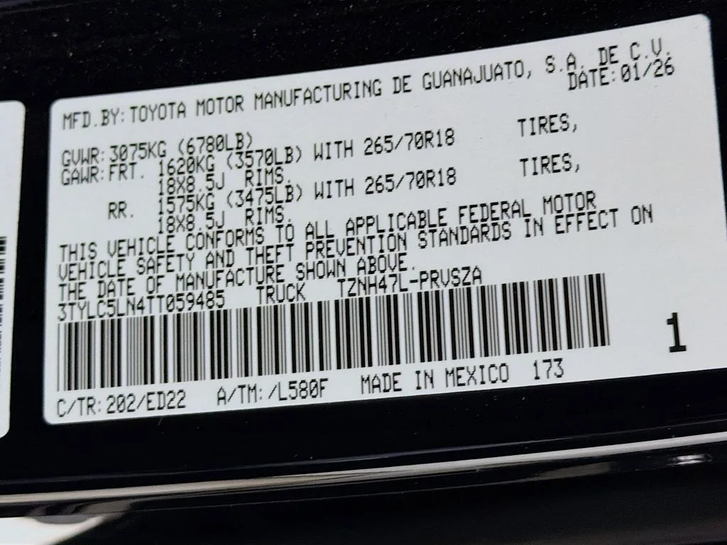 New 2026 Black Toyota TRD Pro image 28