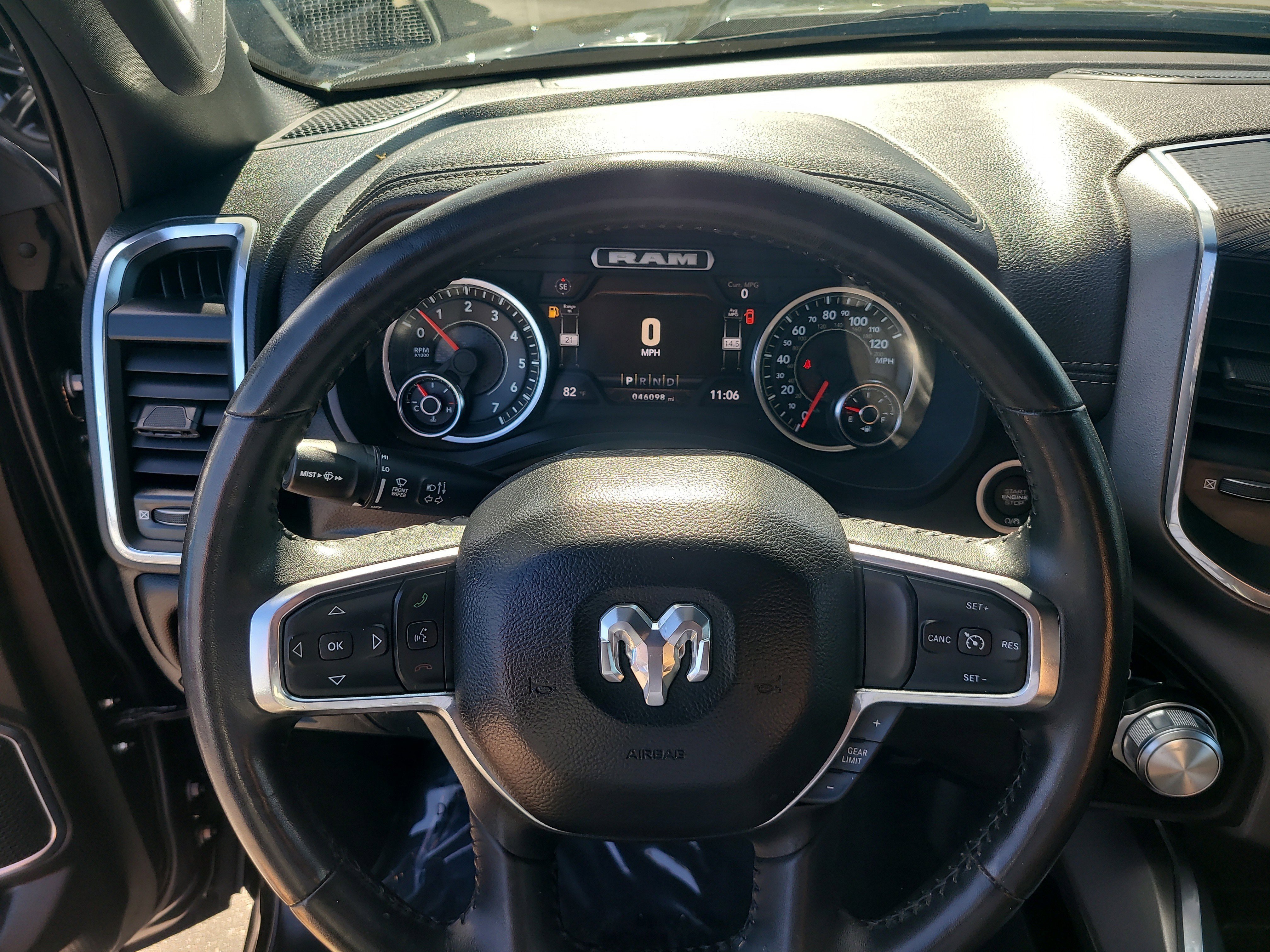 Used 2024 Diamond Black Crystal Pearlcoat Ram Laramie image 25